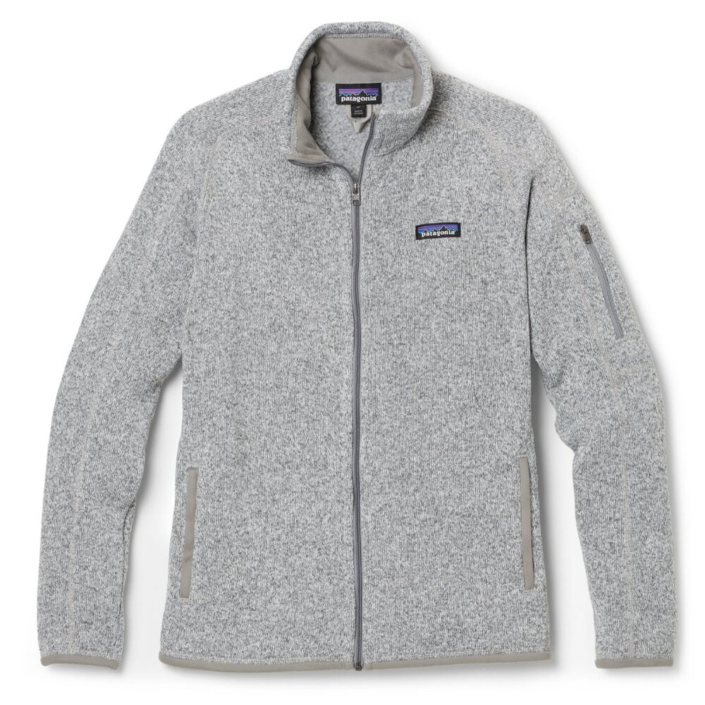 Patagonia Better Sweater - Full zip - birch white (gray) - XL - EUC
